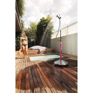 Sunny Style Premium Solar Shower, Bahçe Duş Seti, Pembe
