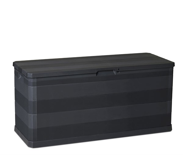 Toomax Multibox Elegance 280L Bahçe Depolama Sandığı, Plastik Sandık Siyah